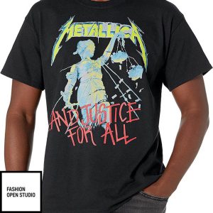 And Justice For All Hammer Of Justice Metallica T Shirt 1