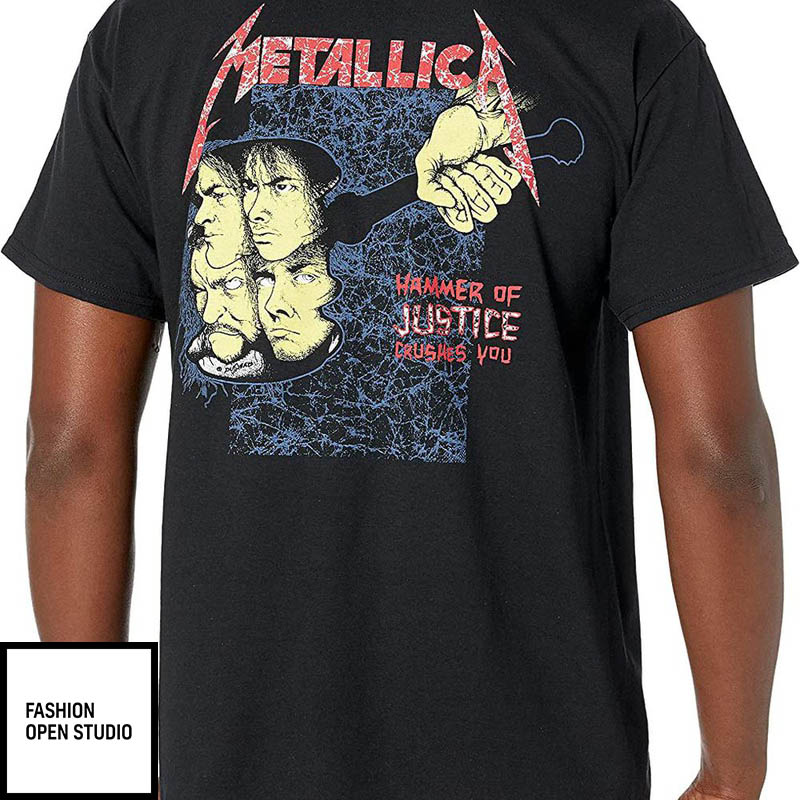 And Justice For All Hammer Of Justice Metallica T-Shirt