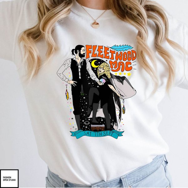 Colorful Cartoon SAT 7TH SEPT Fleetwood Mac UK T-Shirt