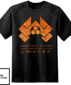 Die Hard Nakatomi Plaza Gold Logo T-Shirt