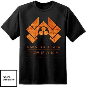Die Hard Nakatomi Plaza Gold Logo T-Shirt