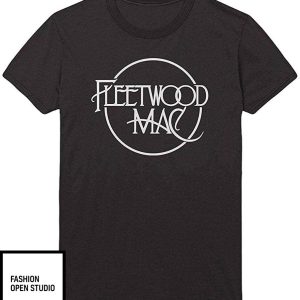 Fleetwood Mac T-Shirt Classic Logo Rock Off T-Shirt