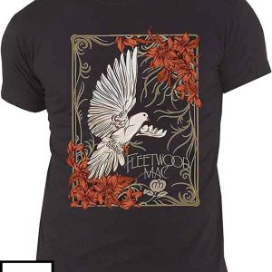 Fleetwood Mac T Shirt Dove Band Logo T Shirt 1