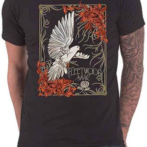 Fleetwood Mac T Shirt Dove Band Logo T Shirt 2