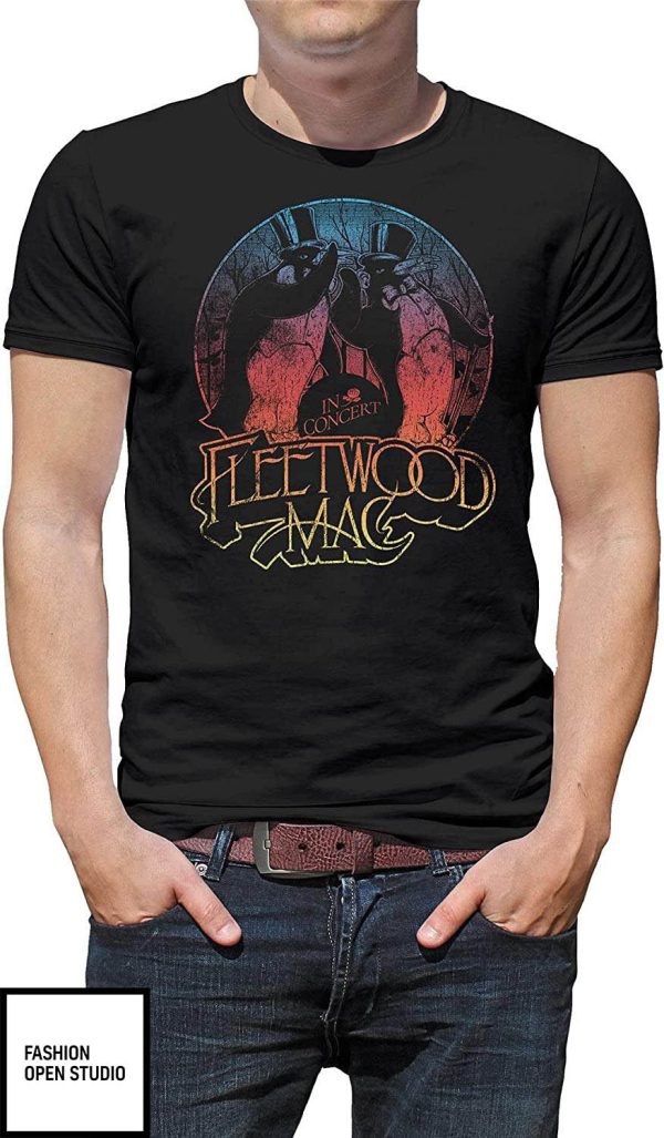 Fleetwood Mac T-Shirt In Concert Two Penguin T-Shirt