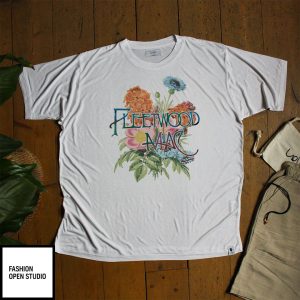 Fleetwood Mac UK T Shirt Organic Bamboo Flower T Shirt 2
