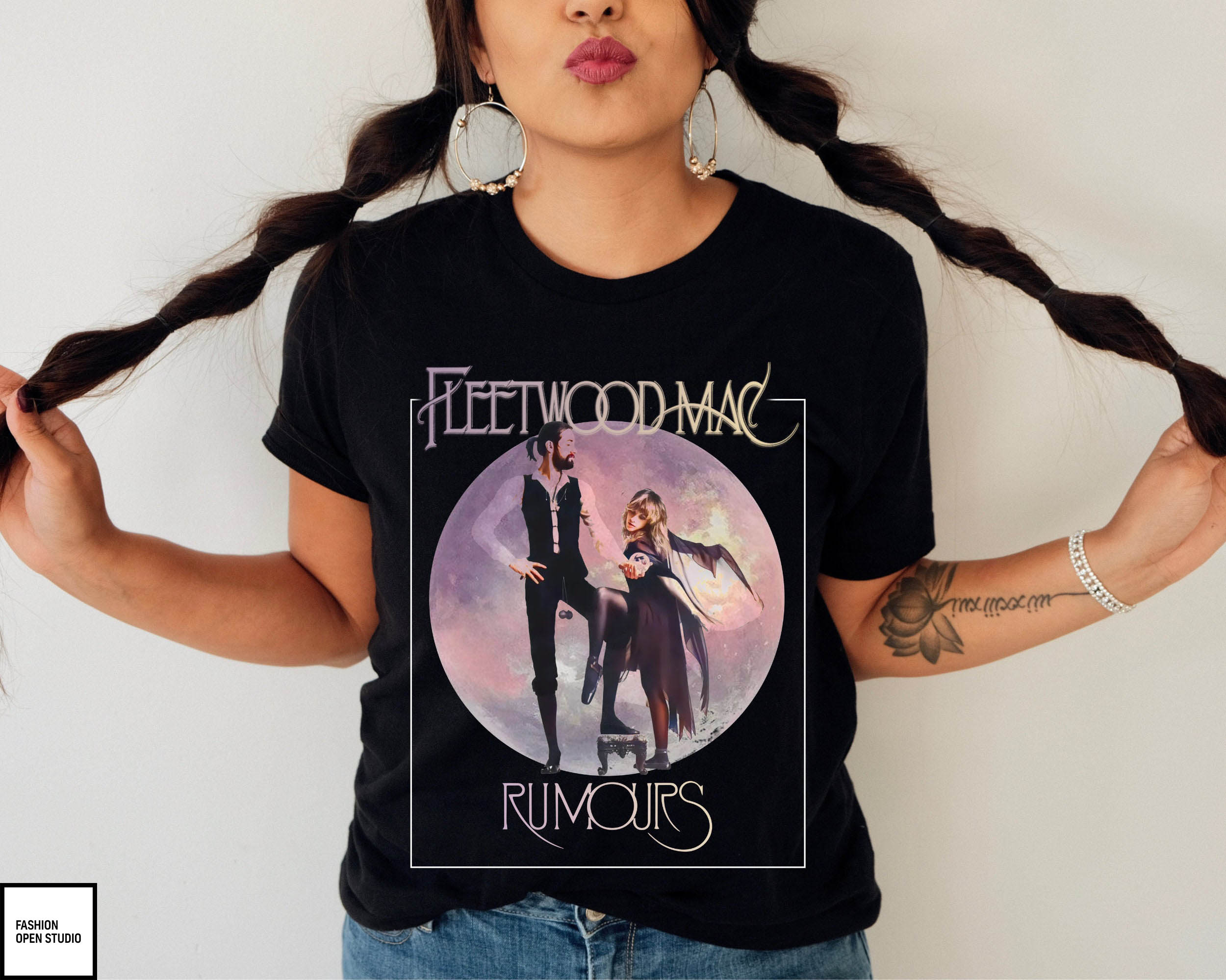 Fleetwood Mac T-Shirt Rumours Album Moonlight Cover T-Shirt