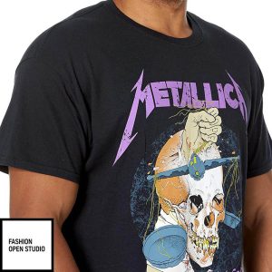 Harvester Of Sorrow Damaged Justice Metallica T Shirt 3