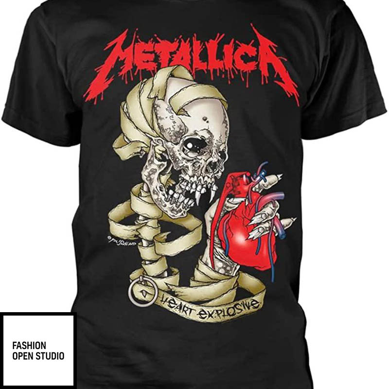 Heart Explosive Metallica T-Shirt
