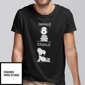 Inhale Exhale Snoopy Yoga Shirt