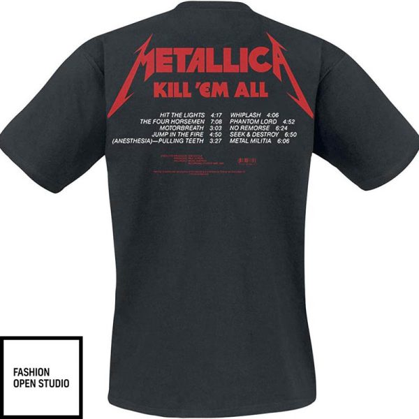 Kill ‘Em All Tracks Metallica T-Shirt