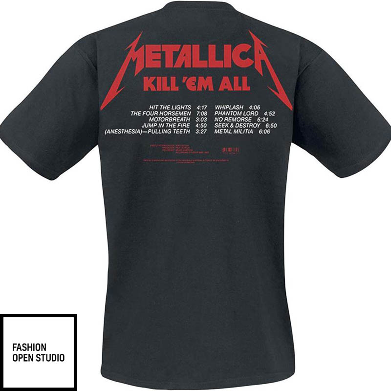 Kill 'Em All Tracks Metallica T-Shirt