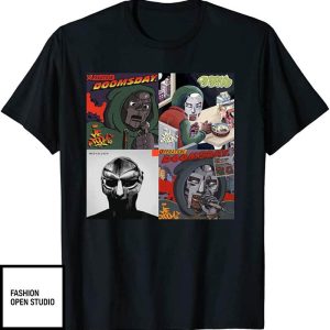 MF Doom T-Shirt Vintage Retro Mask Doomsday Shirt
