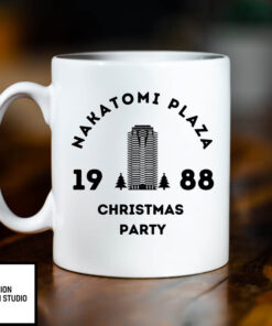 Nakatomi Plaza 1988 Christmas Party Die Hard Mug