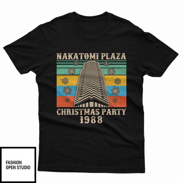 Nakatomi Plaza Christmas Party 1988 Die Hard T-Shirt