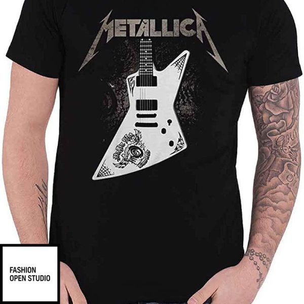Papa Hetfield Guitar Official Metallica T-Shirt