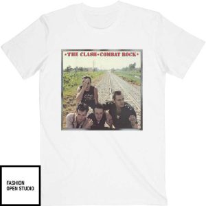 The Clash Combat Rock White T-Shirt