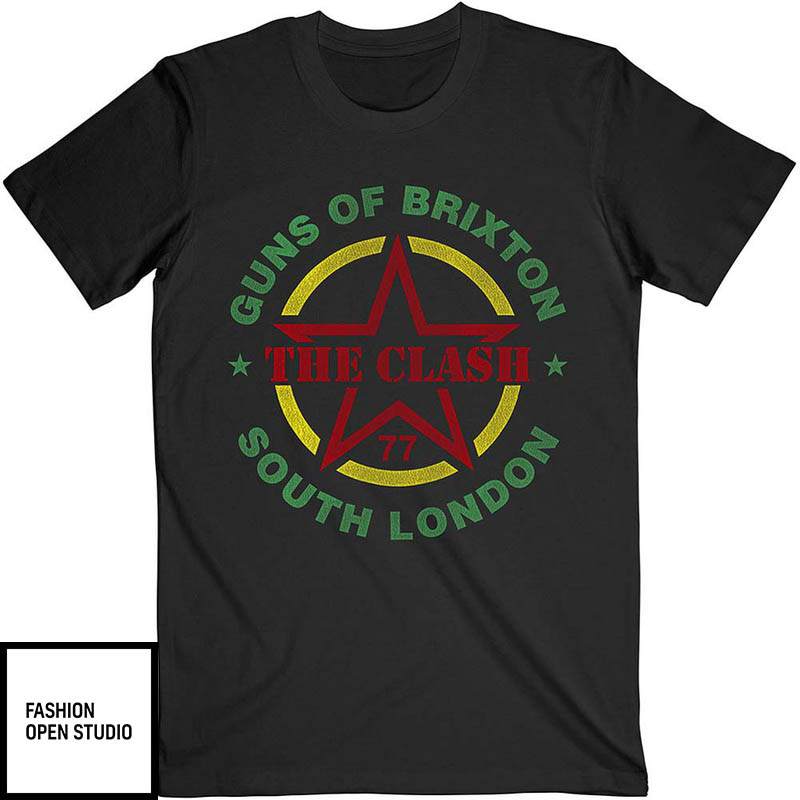 The Clash Guns Of Brixton South London T-Shirt