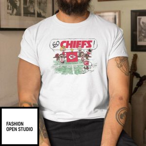 The Peanuts Cheering Go Snoopy Kansas City Chiefs Shirts