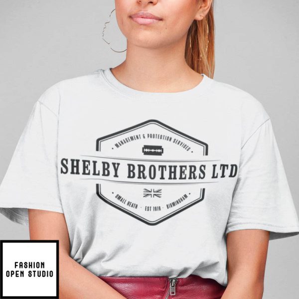 Shelby Brothers Ltd Peaky Blinders White T-Shirt