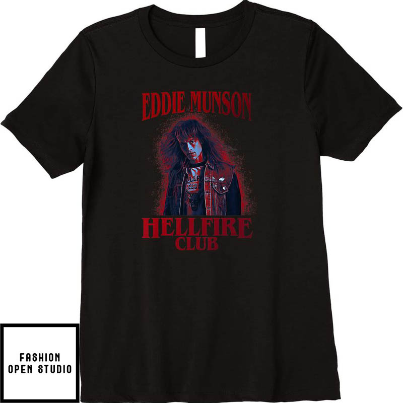 Hellfire Club Eddie Munson Blood Splatter T-Shirt