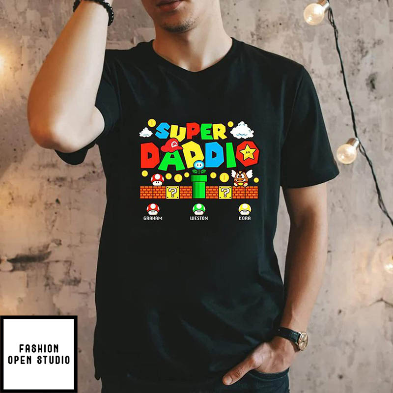 Personalized Super Daddio T-Shirt