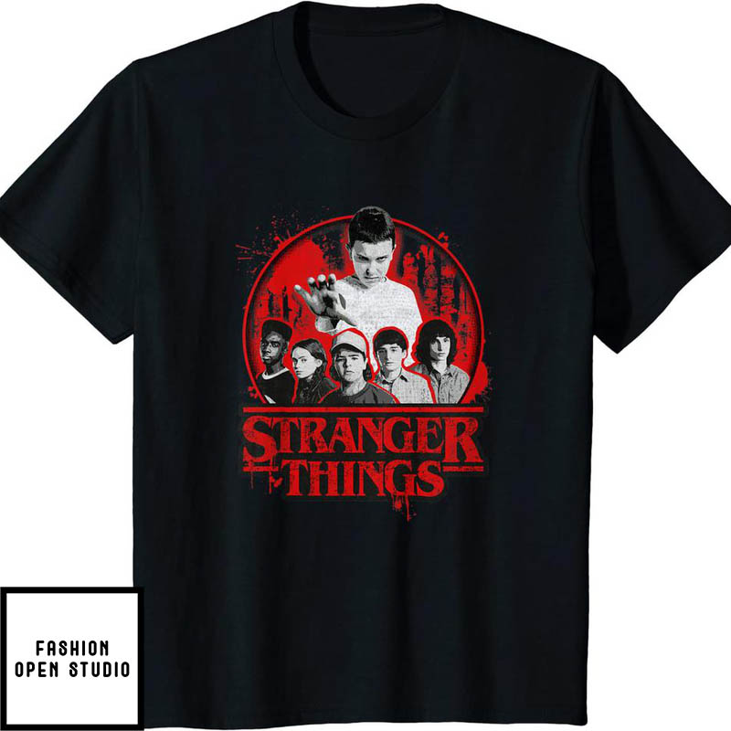 Stranger Things 4 Group Shot Growing Up T-Shirt