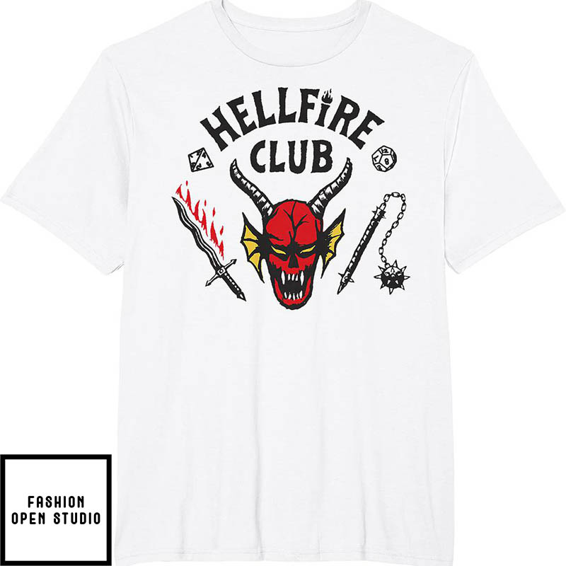 You can get the Stranger Things Hellfire Club t-shirt for yourself, and  it's awesome