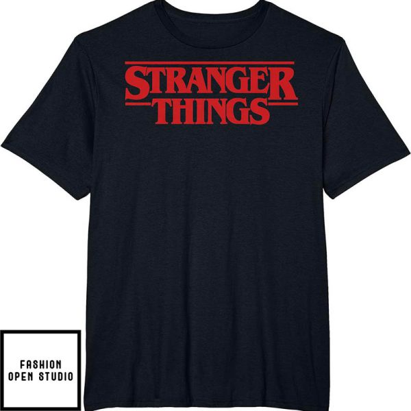 Stranger Things Simple Red Logo T-Shirt