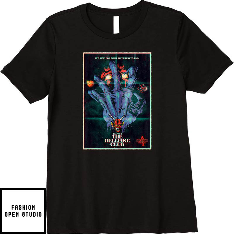 The Hellfire Club Stranger Things 4 Chapter 1 Poster T-Shirt