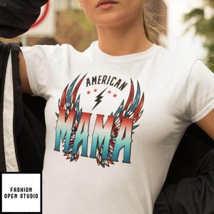 4th of July American MAMA T Shirt 1