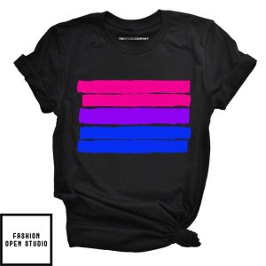 Bisexual Pride Flag T Shirt 1