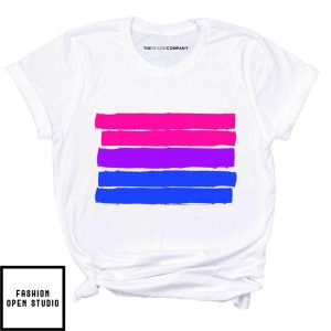 Bisexual Pride Flag T Shirt 3
