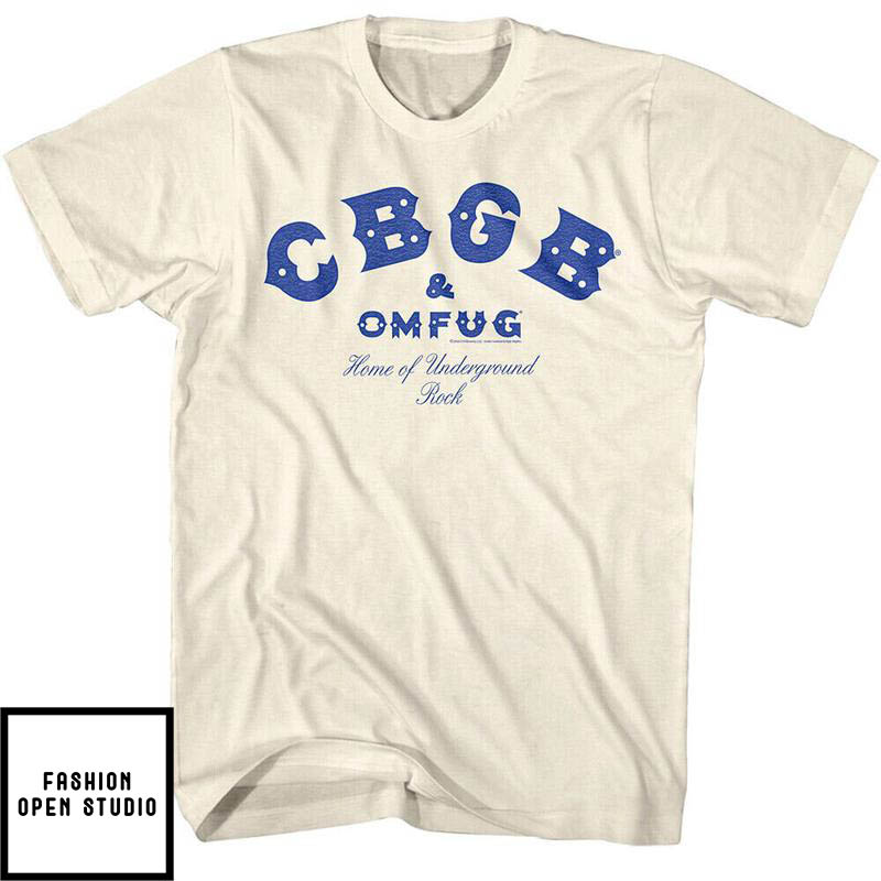 CBGB & OMFUG Bluegrass Logo T-Shirt