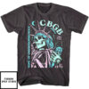 CBGB T-Shirt Home of Underground Rock Liberty Skull T-Shirt