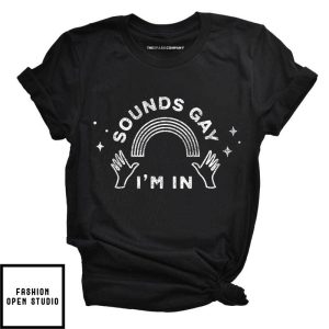 Distressed Sounds Gay T Shirt 1