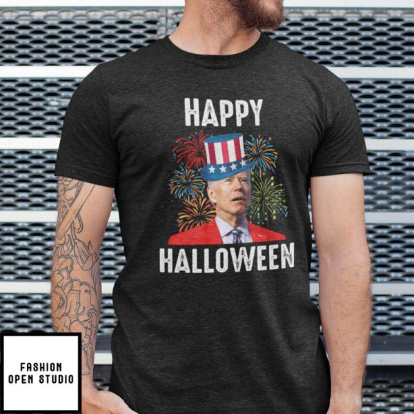 Joe Biden Happy Halloween 4th Of July T-Shirt