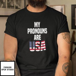 My Pronouns Are USA 4th Of July T Shirt 2