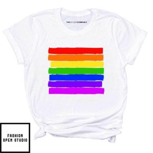 Pride Flag T Shirt 2