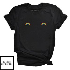 Pride Rainbow Nipple T Shirt 1