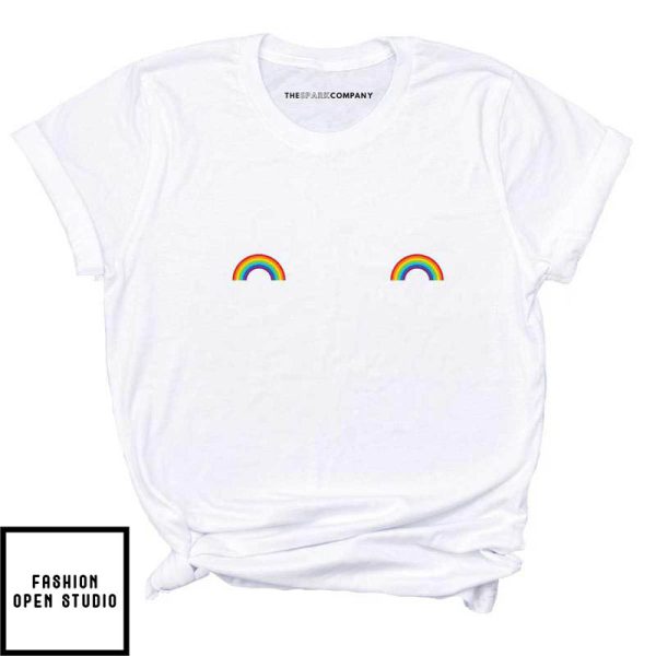 Pride Rainbow Nipple T-Shirt