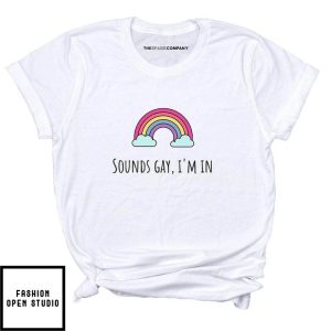 Sounds Gay Im In Pride T Shirt 2