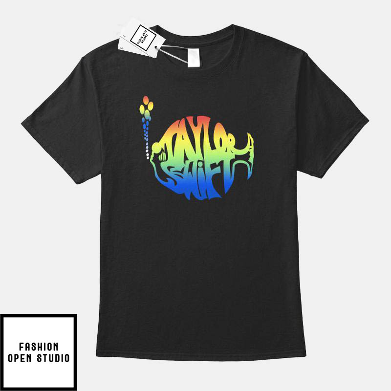 Taylor Swift Phish Rainbow T-Shirt