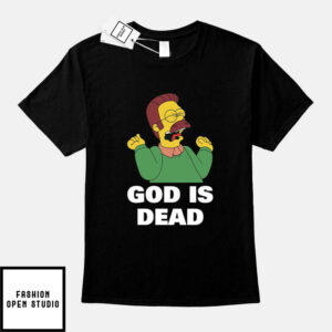 The Simpsons Ned Flanders God Is Dead T-Shirt