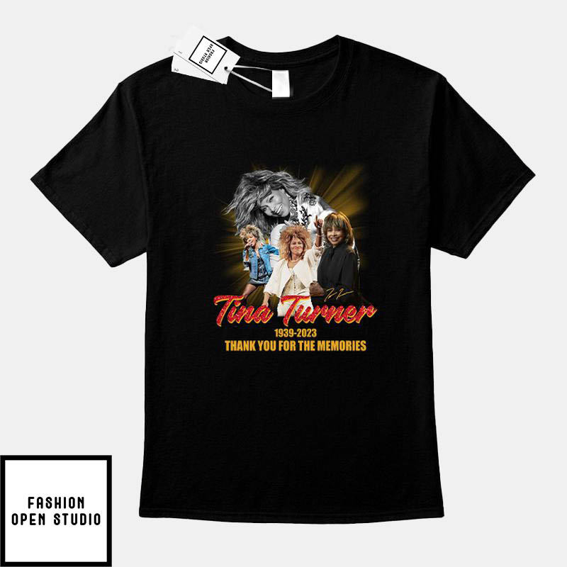 The Tina Turner T-Shirt Thank You For The Memories