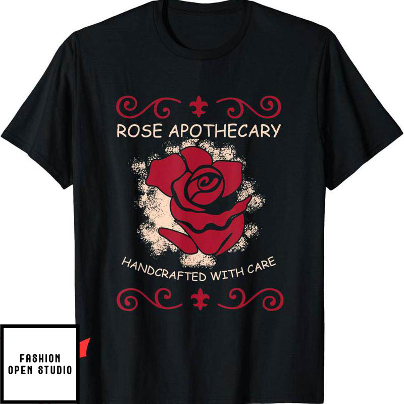 Blood Flower T-Shirt Flower Red Roses Apothecary