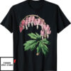 Blood Flower T-Shirt Pink Bleeding Heart Flowers