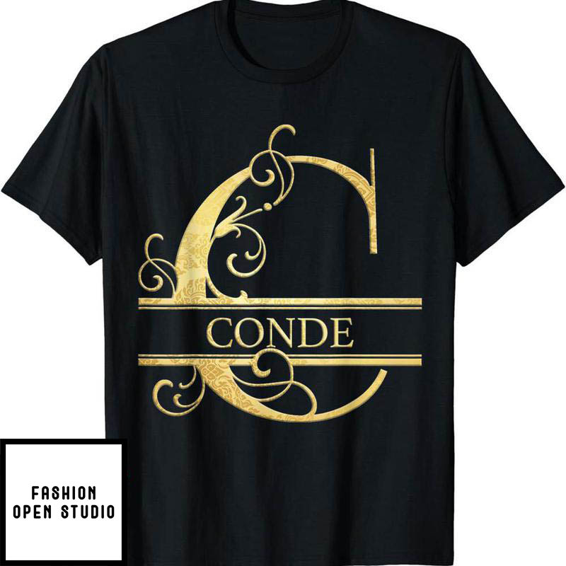El Conde T-Shirt Conde Name Vintage Family Souvenirs