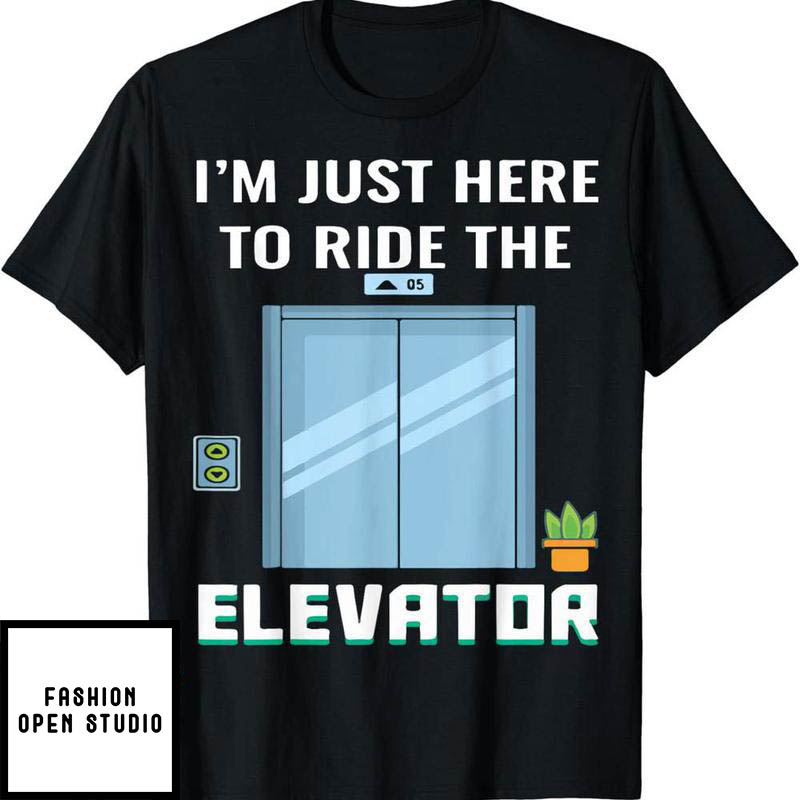 Elevator Game T-Shirt Mechanic Engineer Funny Jersey