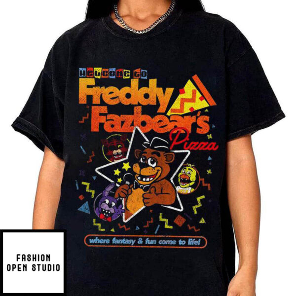 Five Nights At Freddys T-Shirt Radical Retro Game Bonnie